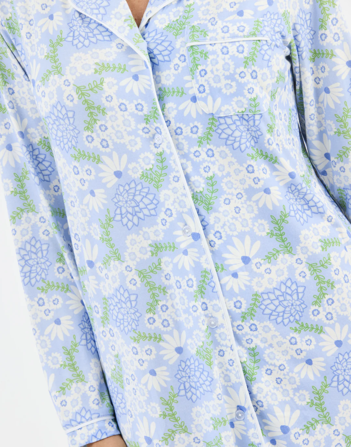 Nightshirt Charlotte Daisy Chain Blue