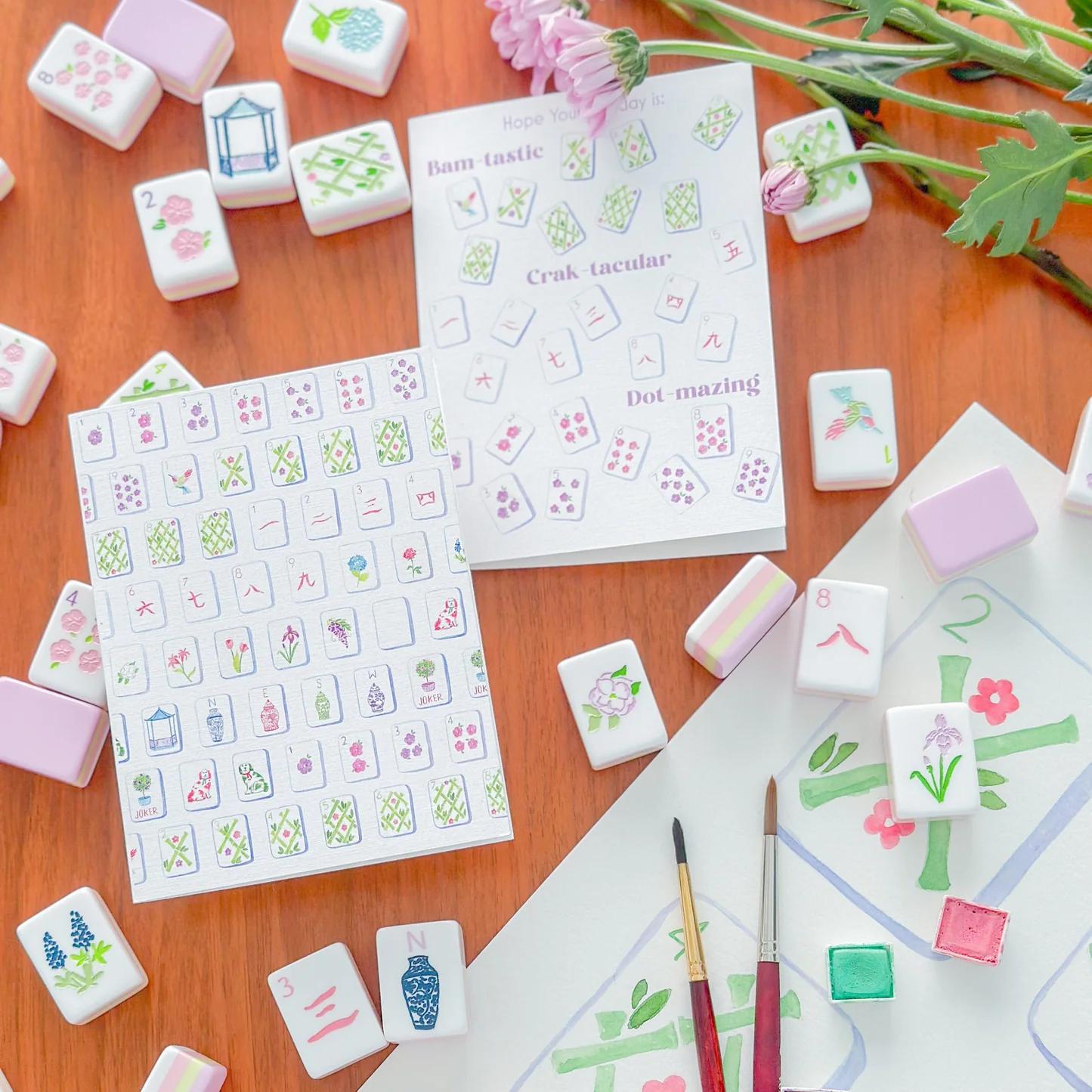 Mahjong Cards With Envelopes