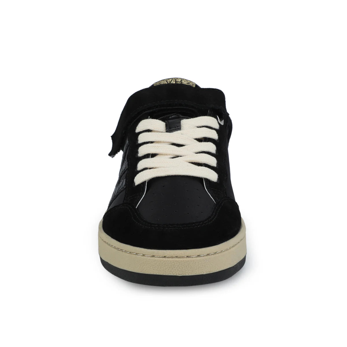 Next 12 - Nude Laced Black Croco Low Top