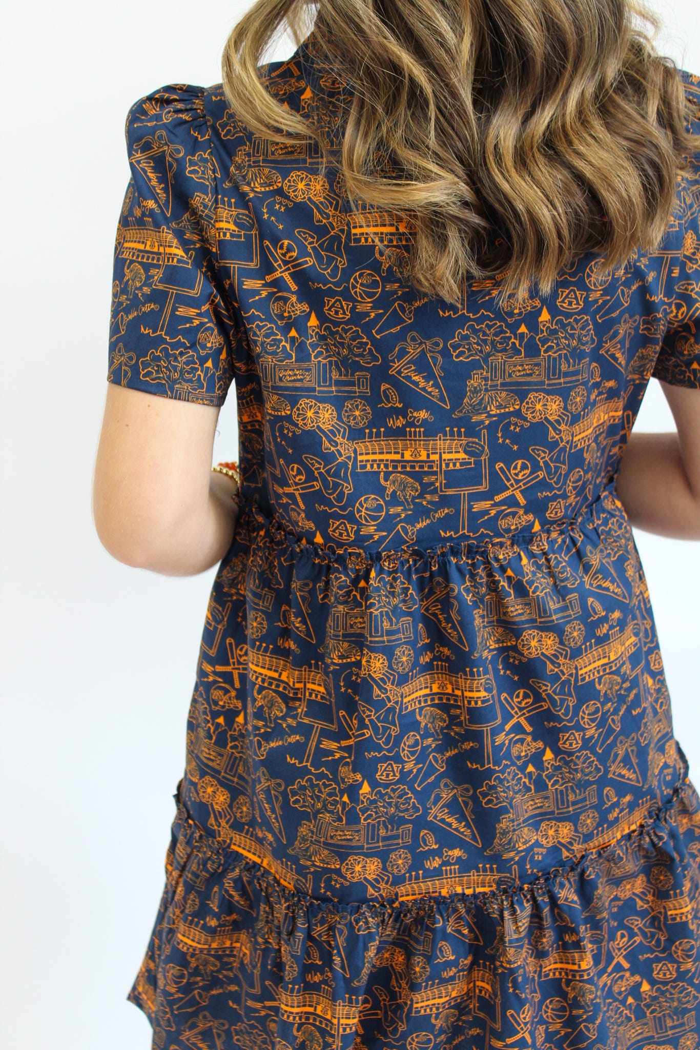 Team Toile Navy Ivy Mini Dress