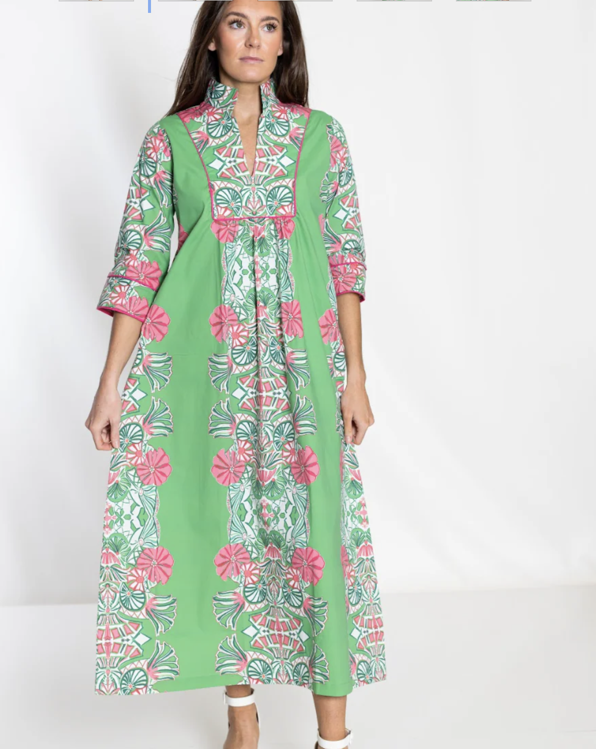 Jade Garden Deb Long Dress and Add on Obi Sash Option