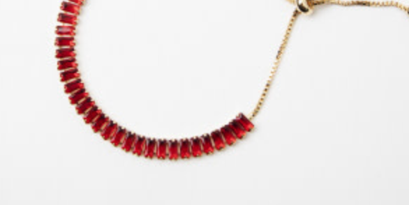 14k Gold Plated Elevated Tennis Bracelet