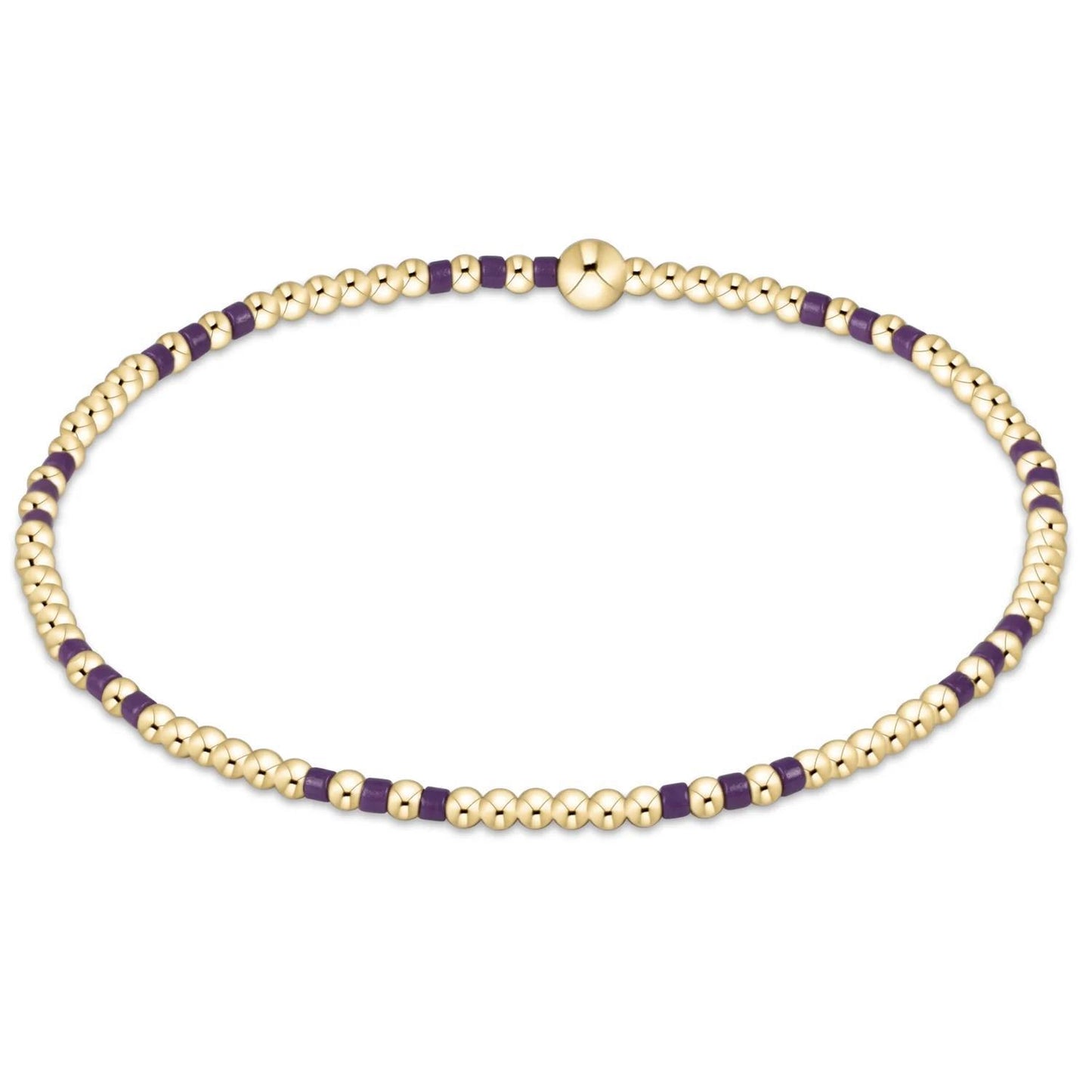 Gameday Hope Joy Pattern 2mm Bead Bracelet