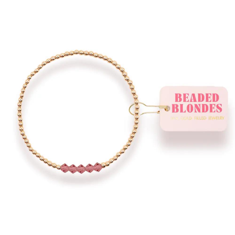 Blush Pink Kim Bracelet