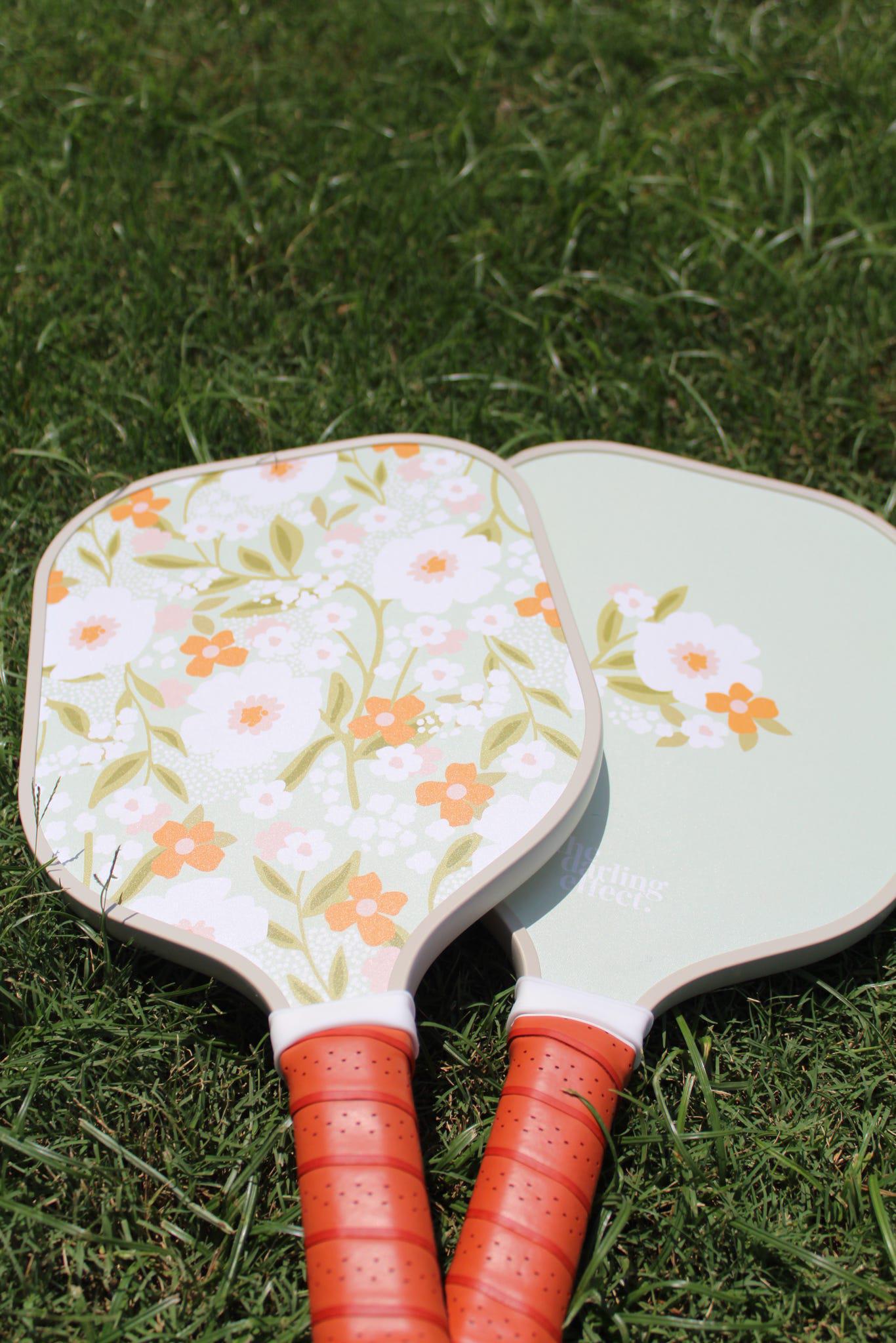 Floral Pickleball Paddles