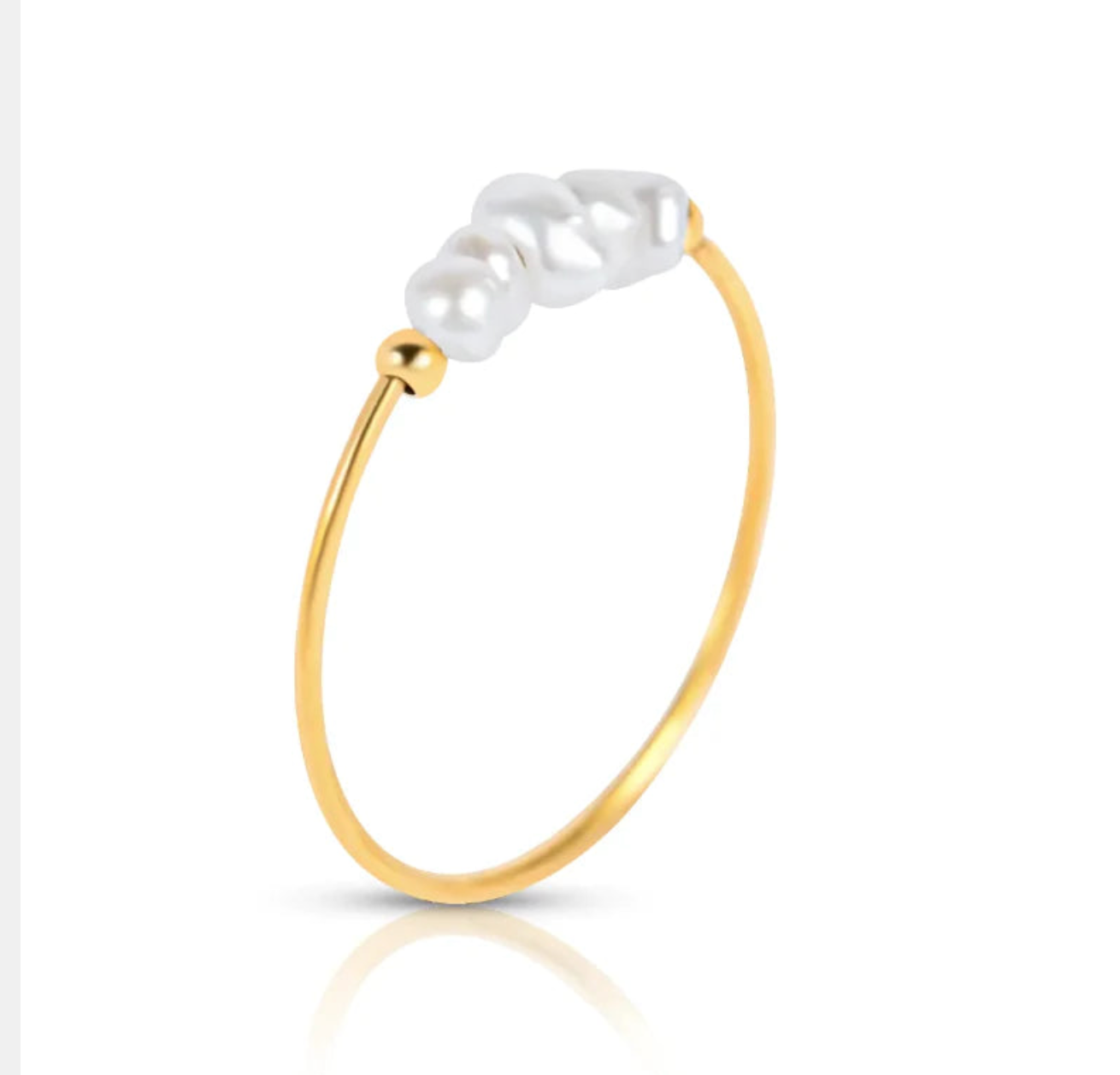 TESSA DAINTY PEARL RING