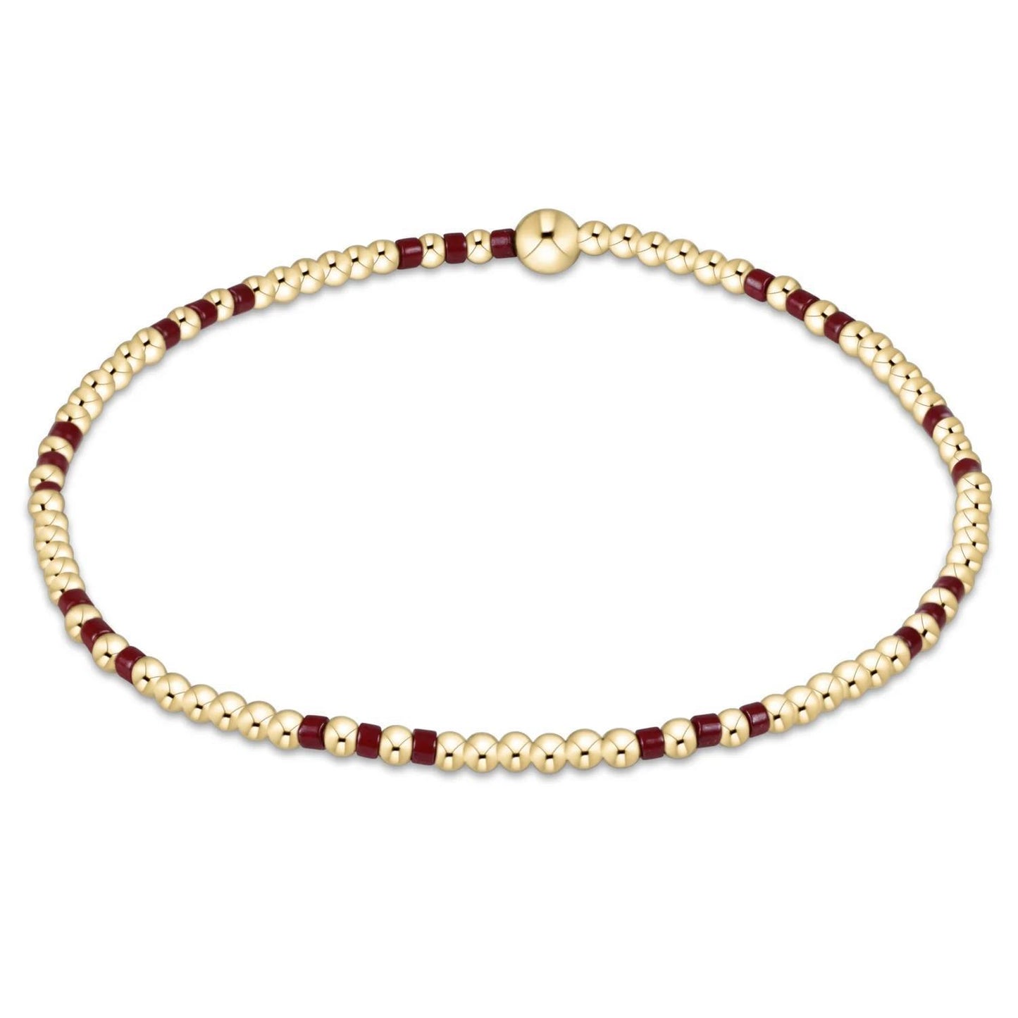 Gameday Hope Joy Pattern 2mm Bead Bracelet