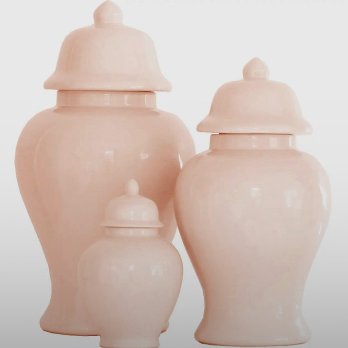 Blush Ginger Jars