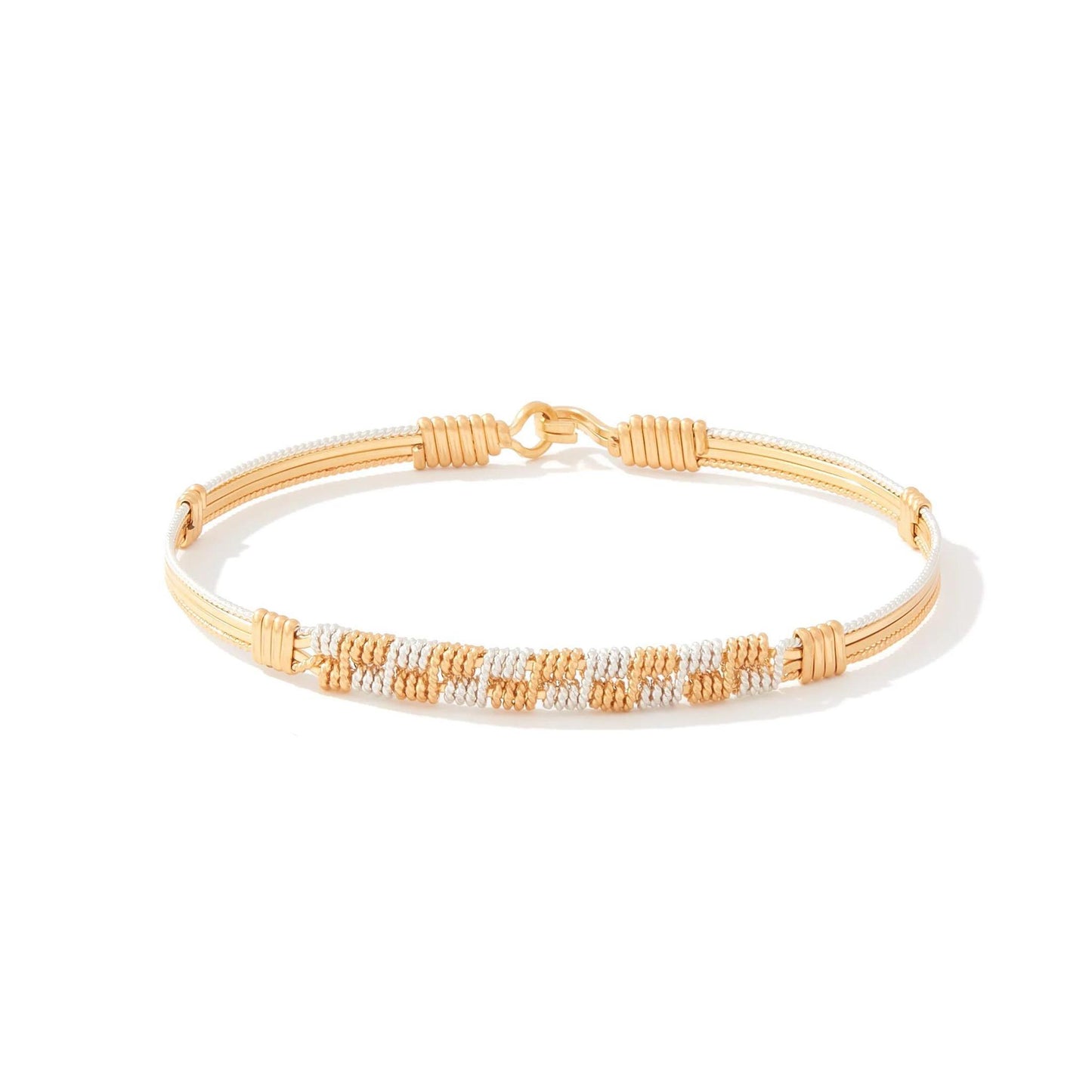Heart and Soul Bracelet - 14k Gold Artist Wire and Silver