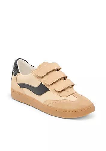 Notice Velcro Tan Multi Suede