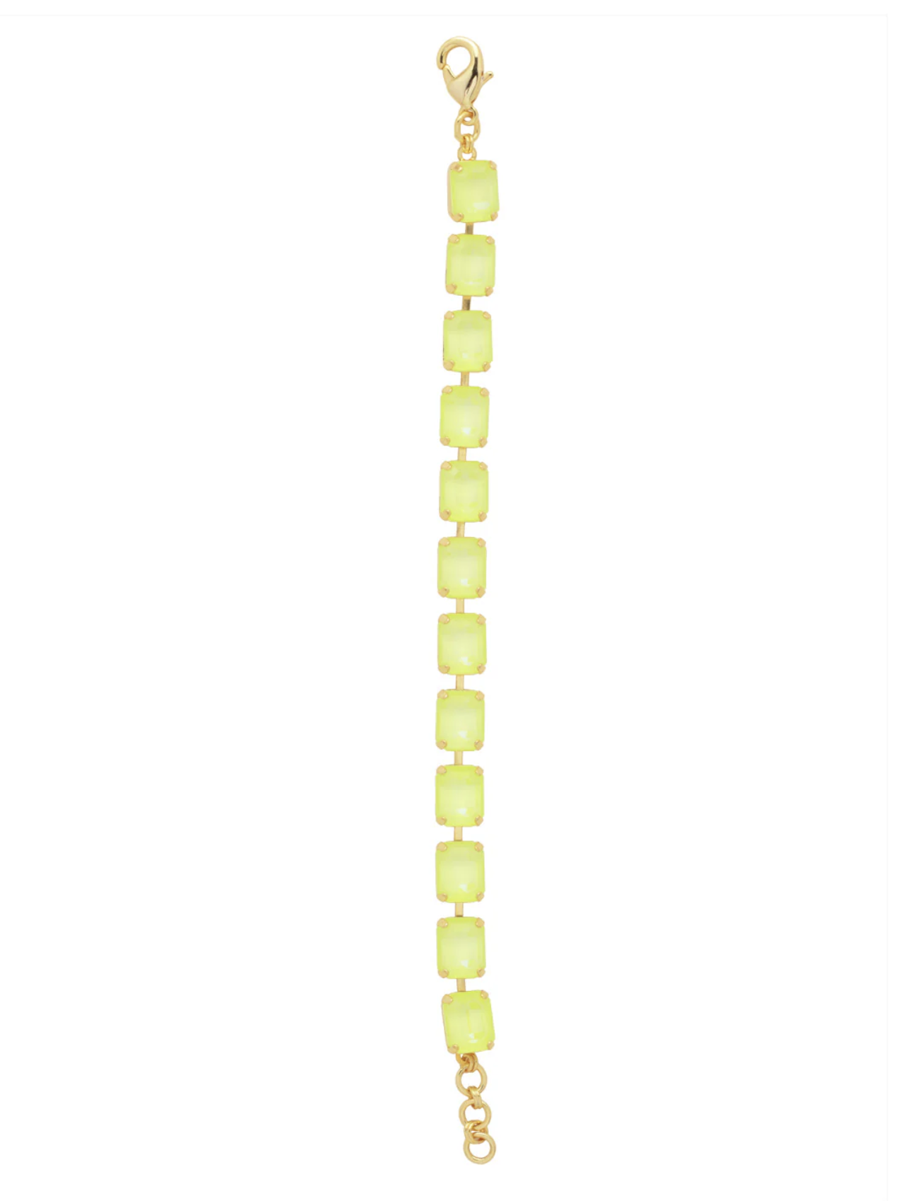 Octavia Repeating Tennis Bracelet Electric Yellow
