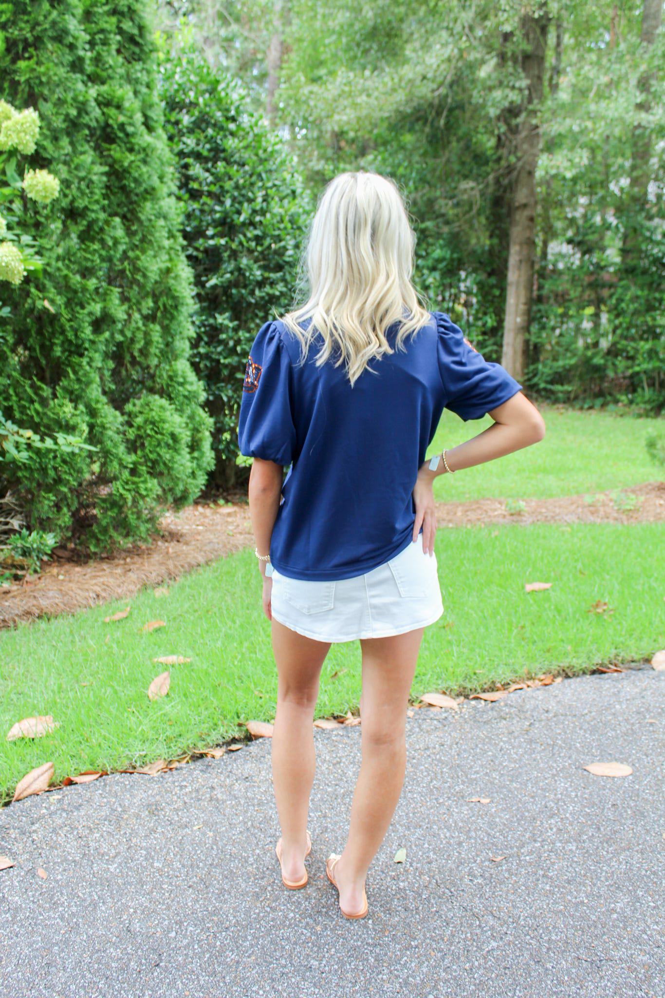 Auburn Tina Gameday Top