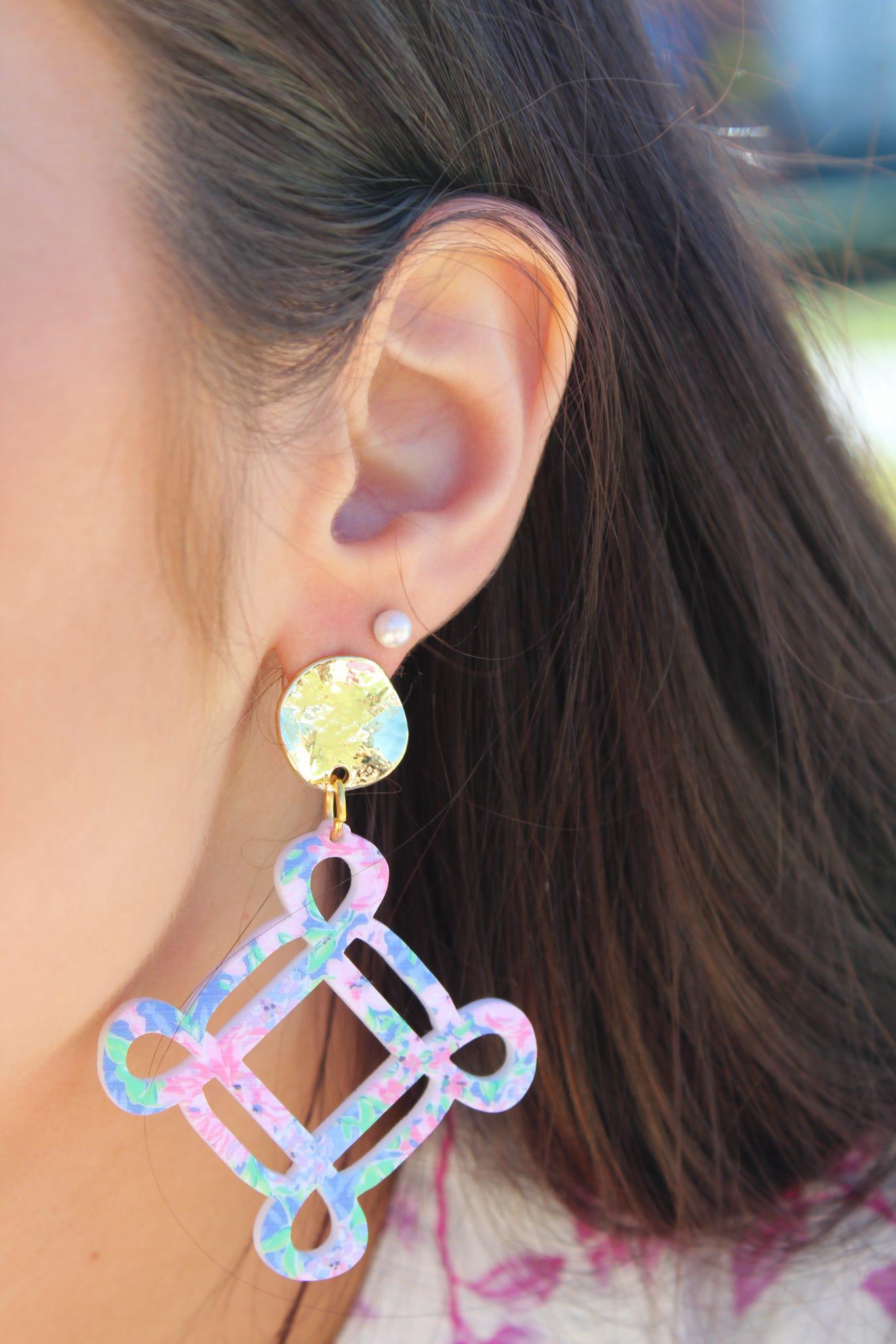 Pattern Geometric Earrings