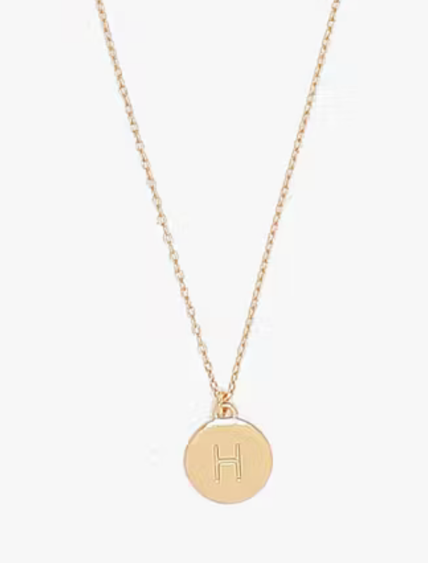 Mini Gold Initial Pendants