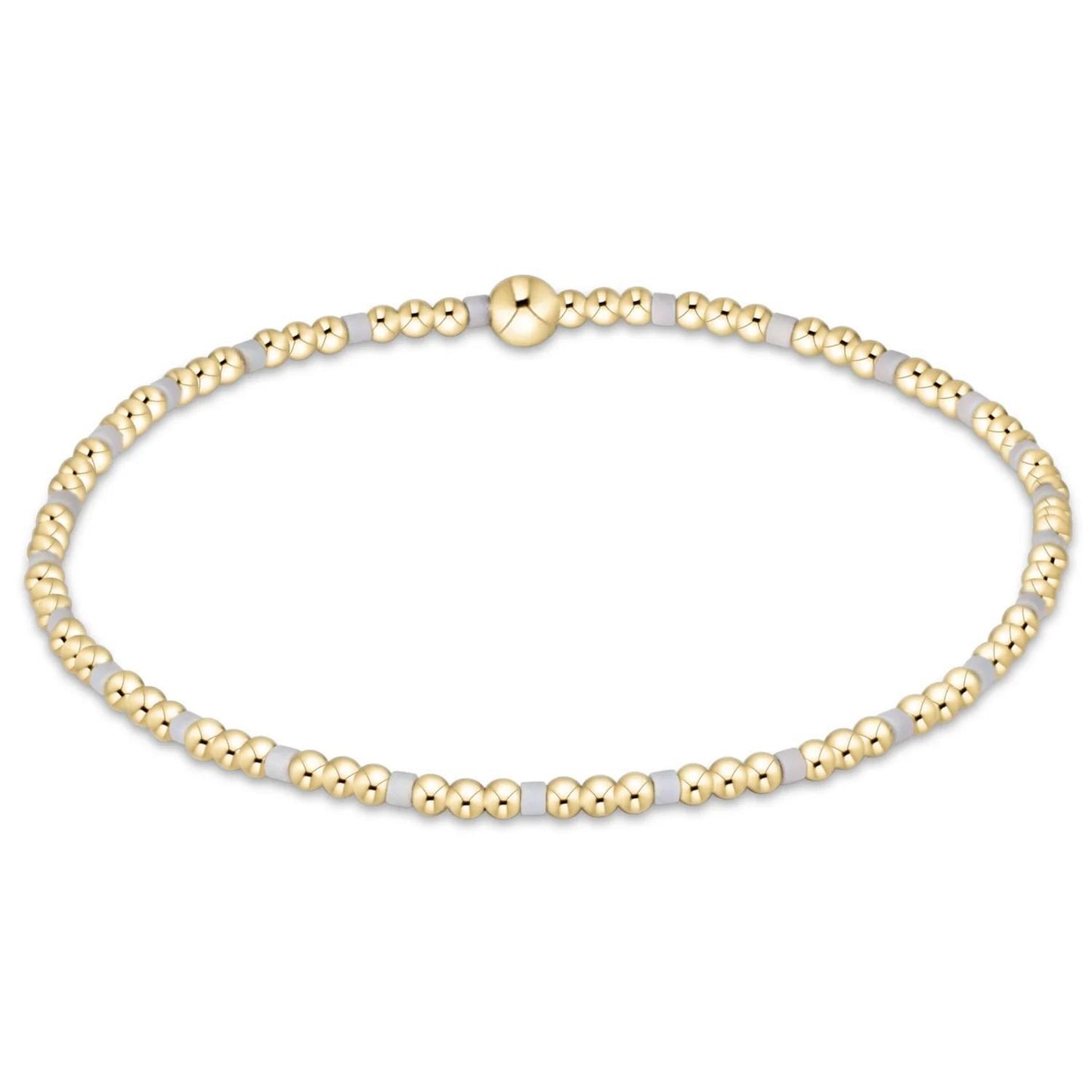 Gameday Hope Sincerity Pattern 2mm Bead Bracelet