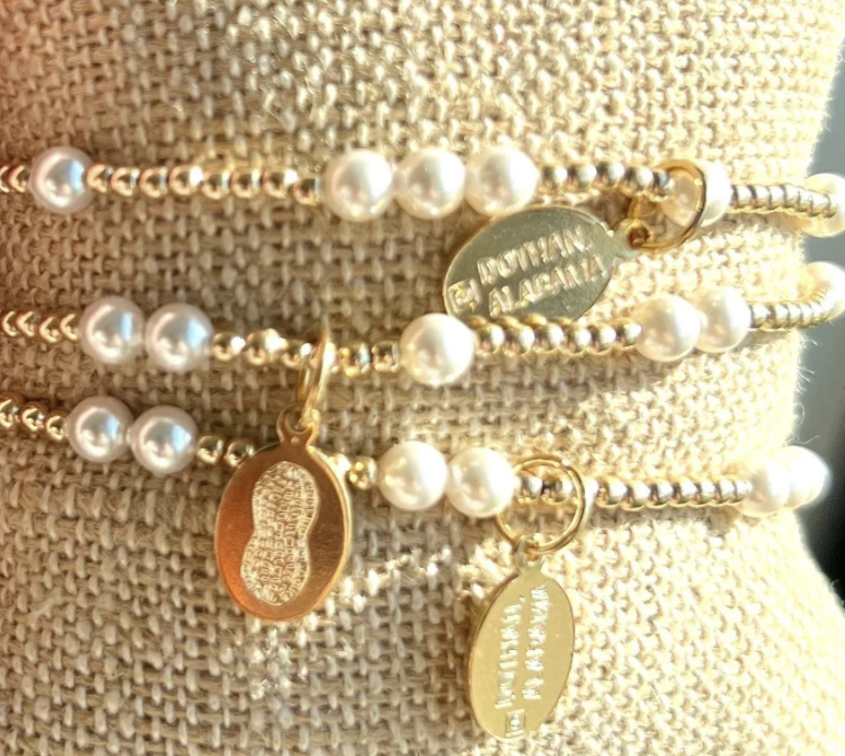 Extends - Hope Unwritten Bracelet - Pearl - Custom 8mm Disc