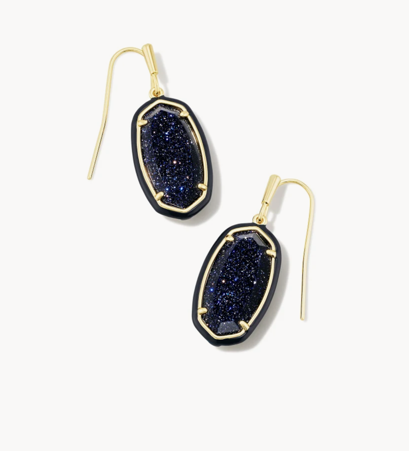 Dani Enamel Framed Drop Earring