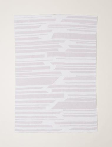 CozyChic Geometric Blanket Cream/Bisque