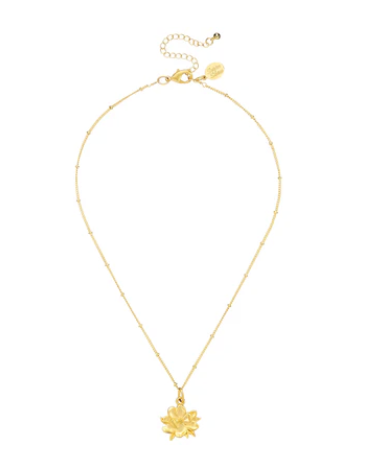 Dainty Magnolia Necklace