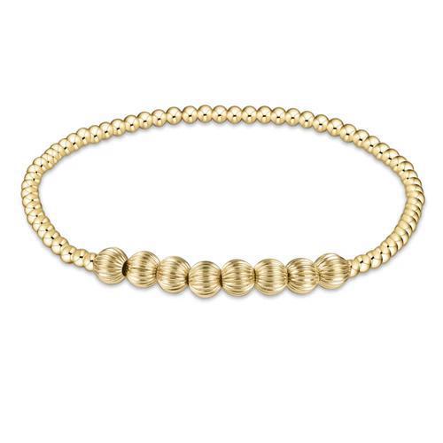 Dignity Beaded Bliss 2.5mm Bead Bracelet - 5mm Gold