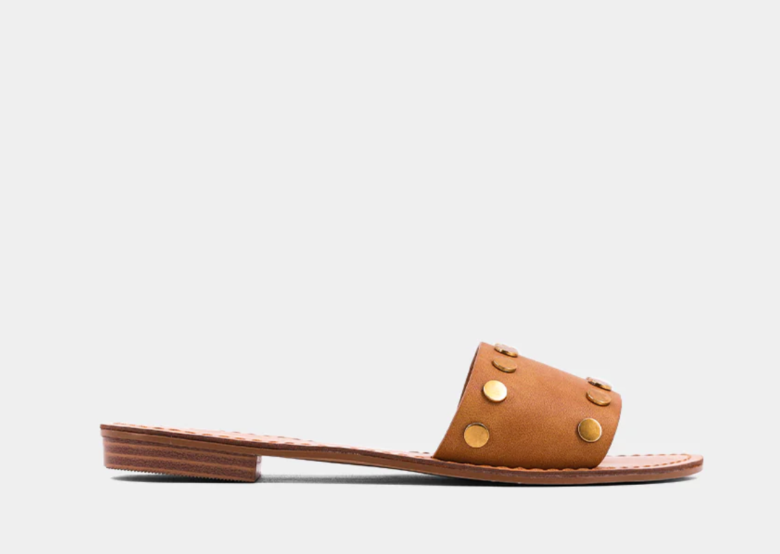Bernadette Sandal: Camel