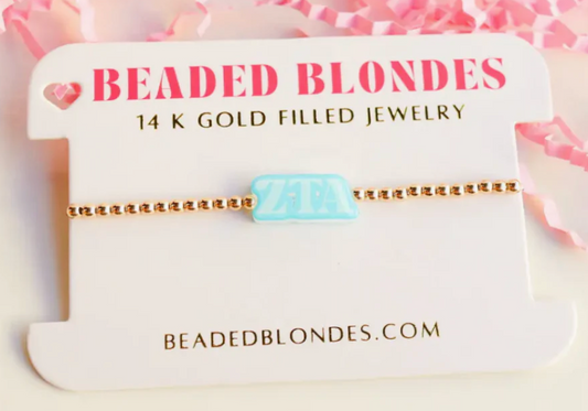 14k Gold Filled Sorority Bracelet