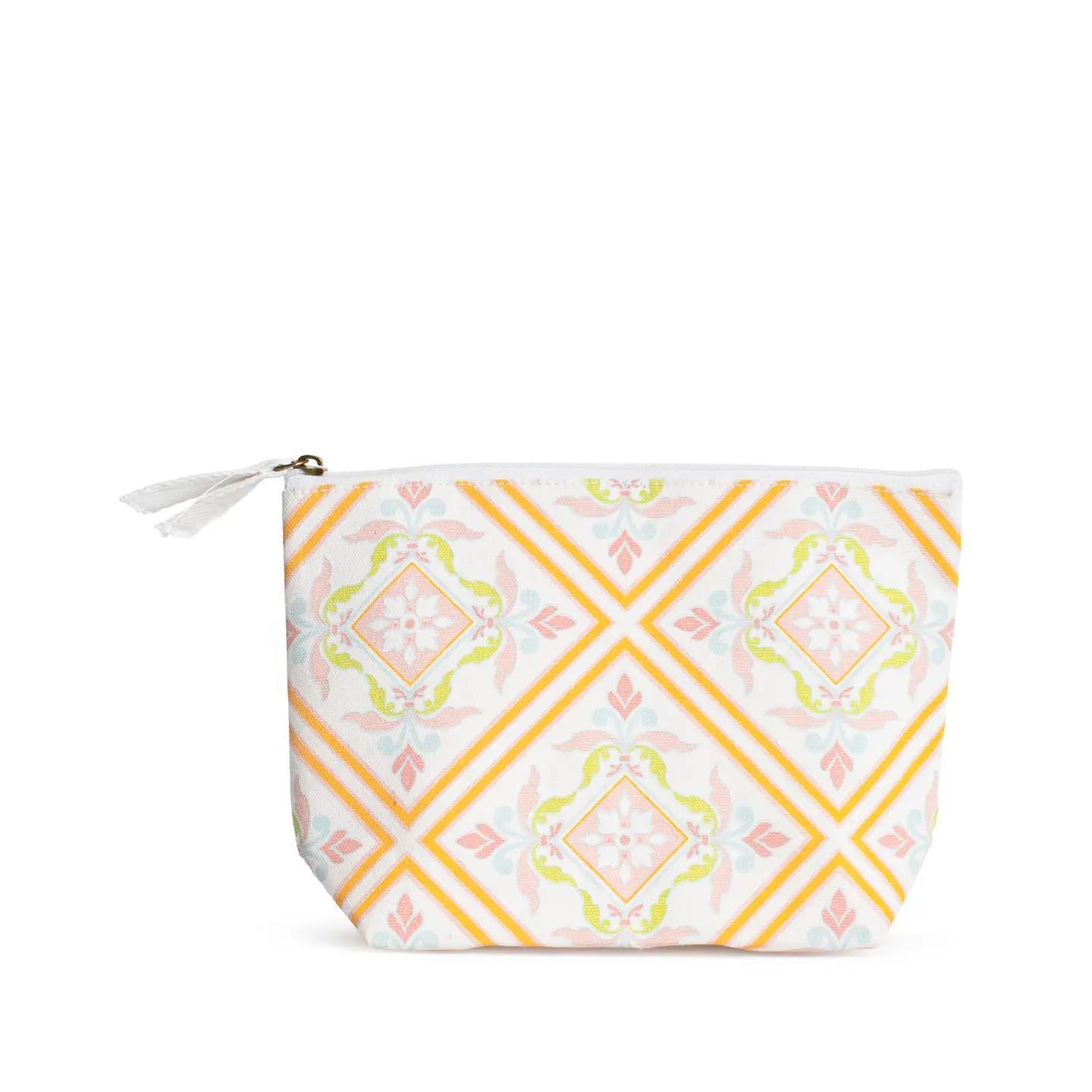 Verona Cosmetic White/Multi 10.25x6.75x3