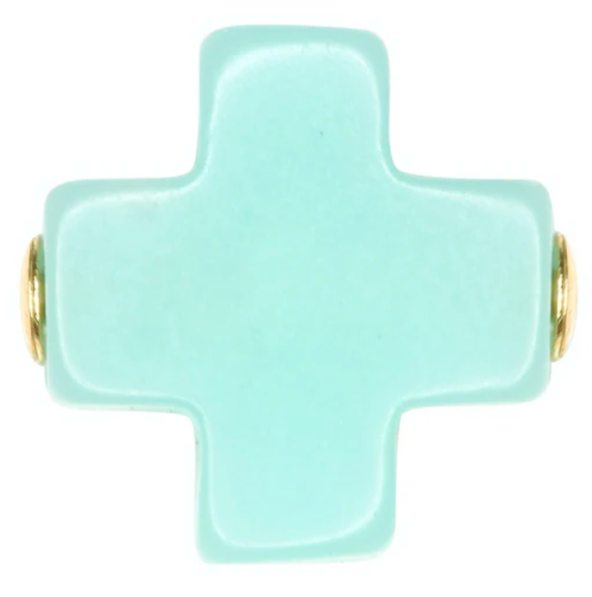 egirl 14" Necklace Gold - Signature Cross Mint