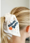 Auburn University Beaded Scrunchie