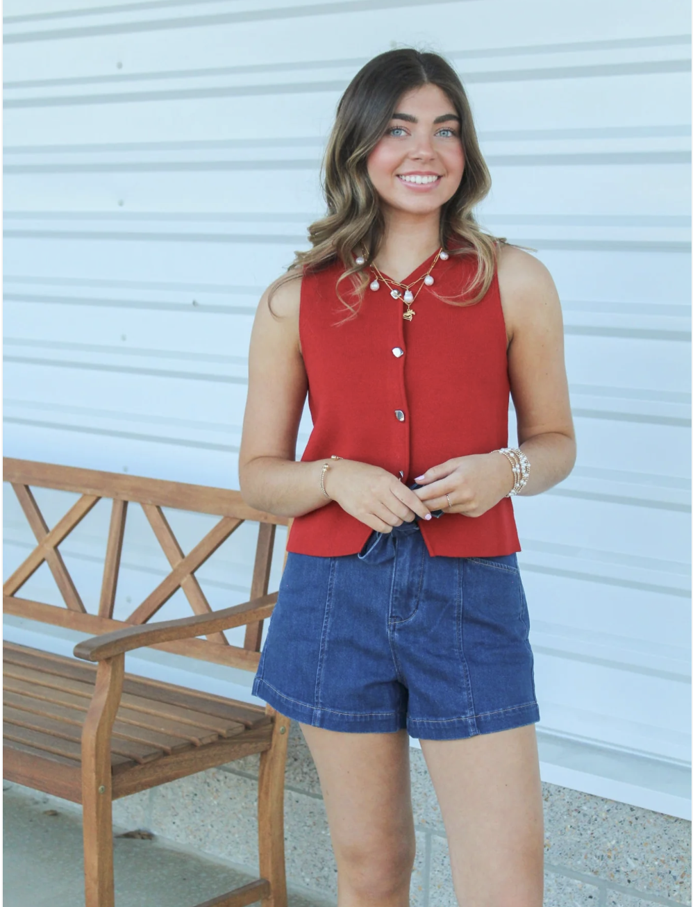 Boss Babe Button Vest