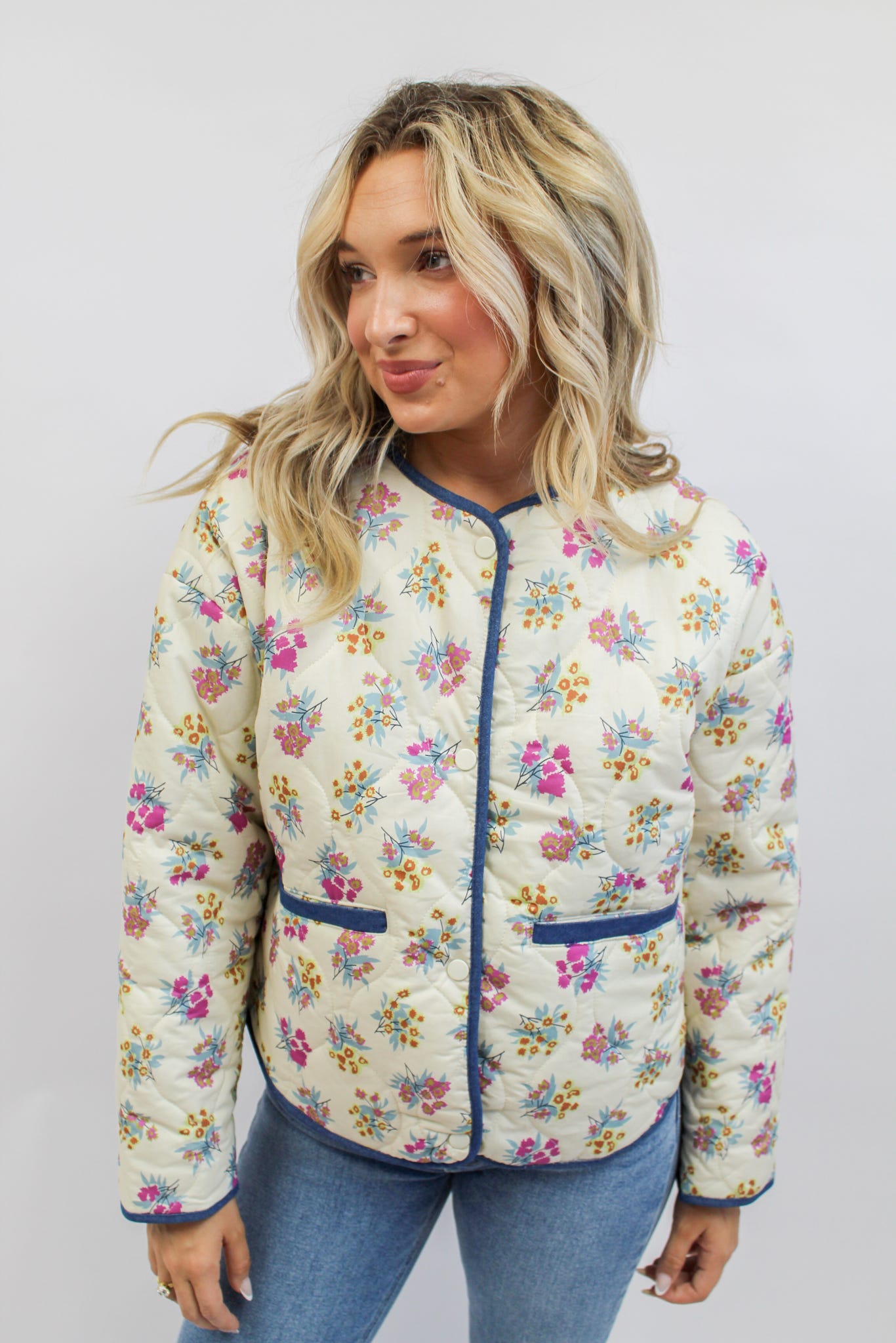 Willow Floral Quilted Jacket