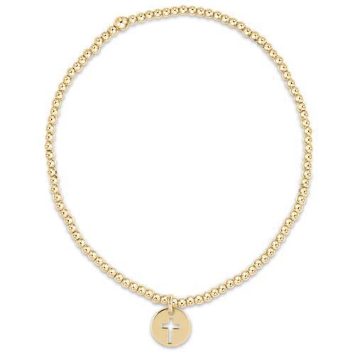 egirl 14" Necklace Gold - Blessed Small Gold Disc