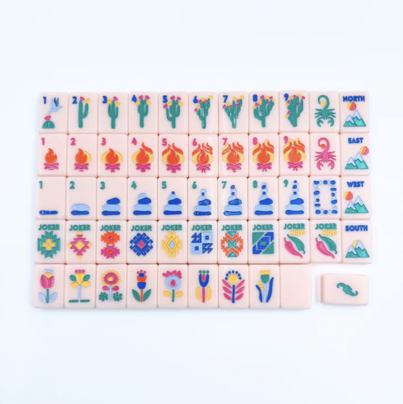 The Southwest Series Mahjong Tiles