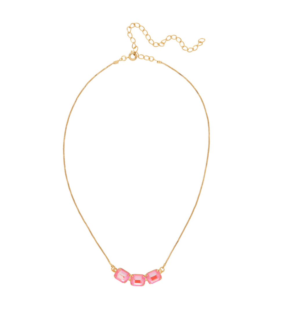 Octavia Triple Tennis Necklace- Big Flirt