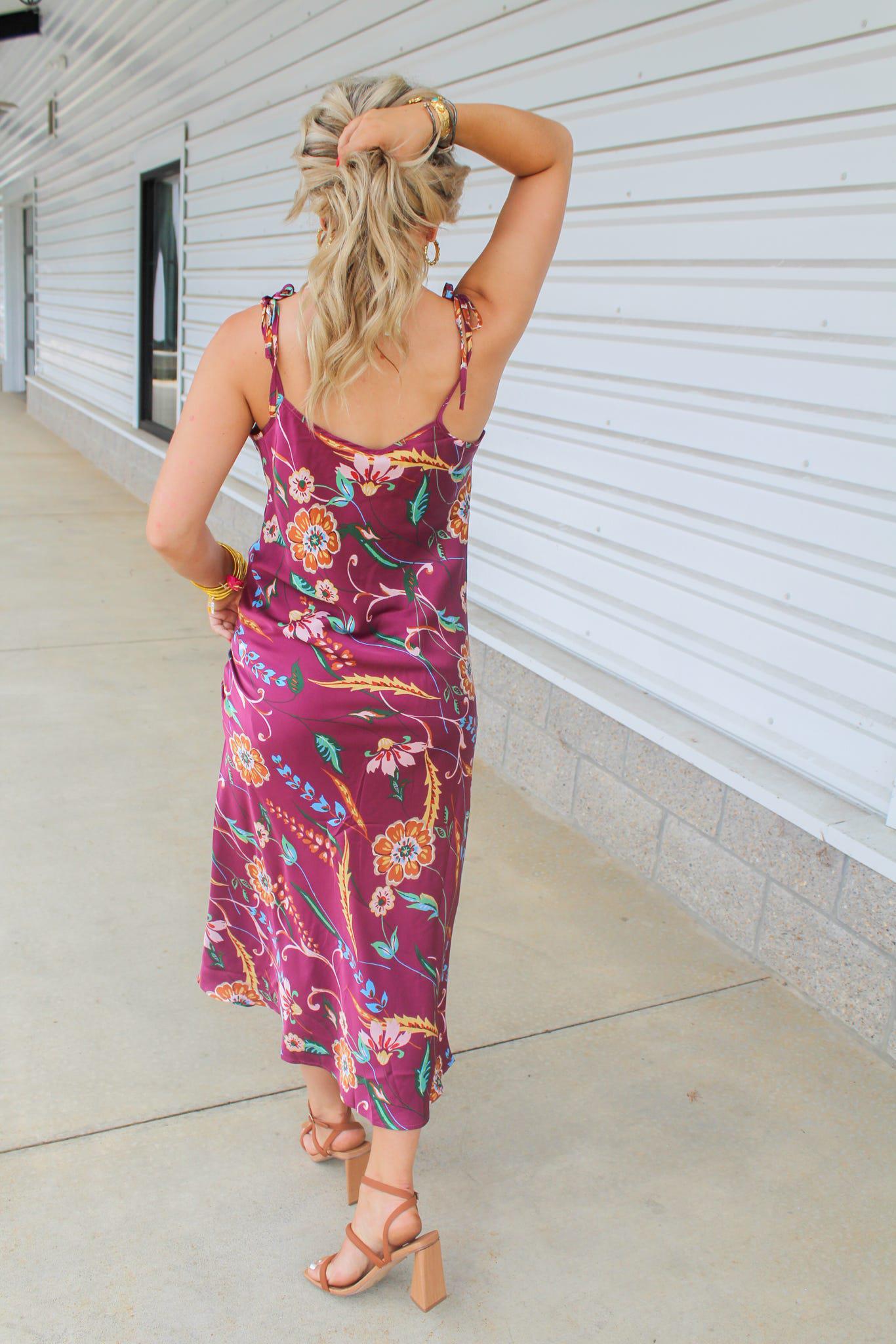 Florence Floral Midi Dress
