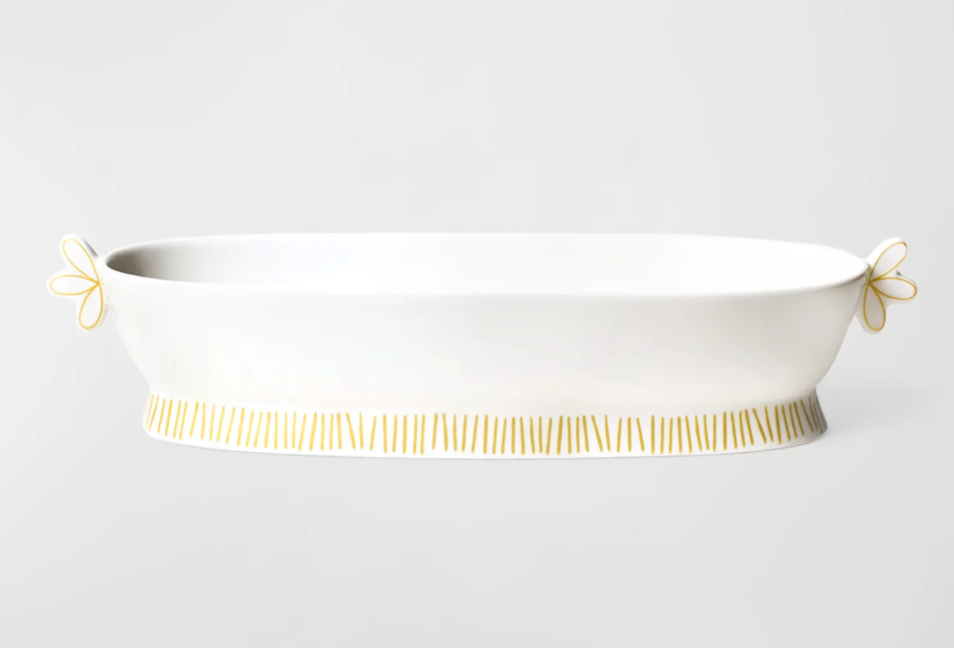 19 Oval Handled Bowl