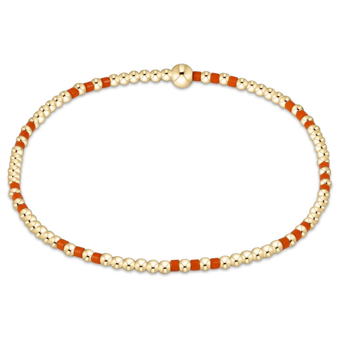 Gameday Hope Joy Pattern 2mm Bead Bracelet
