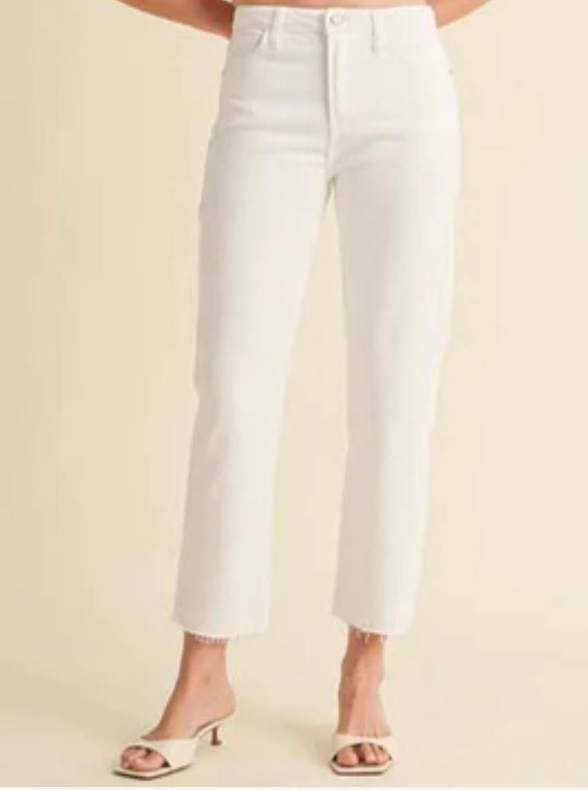 Clean Slender Straight Jeans