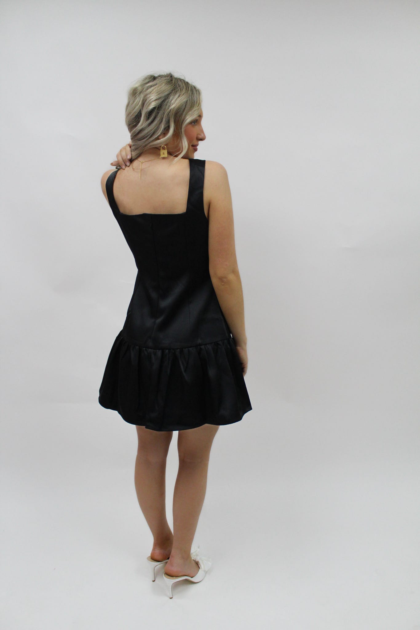 Black Tie Beauty Mini Dress