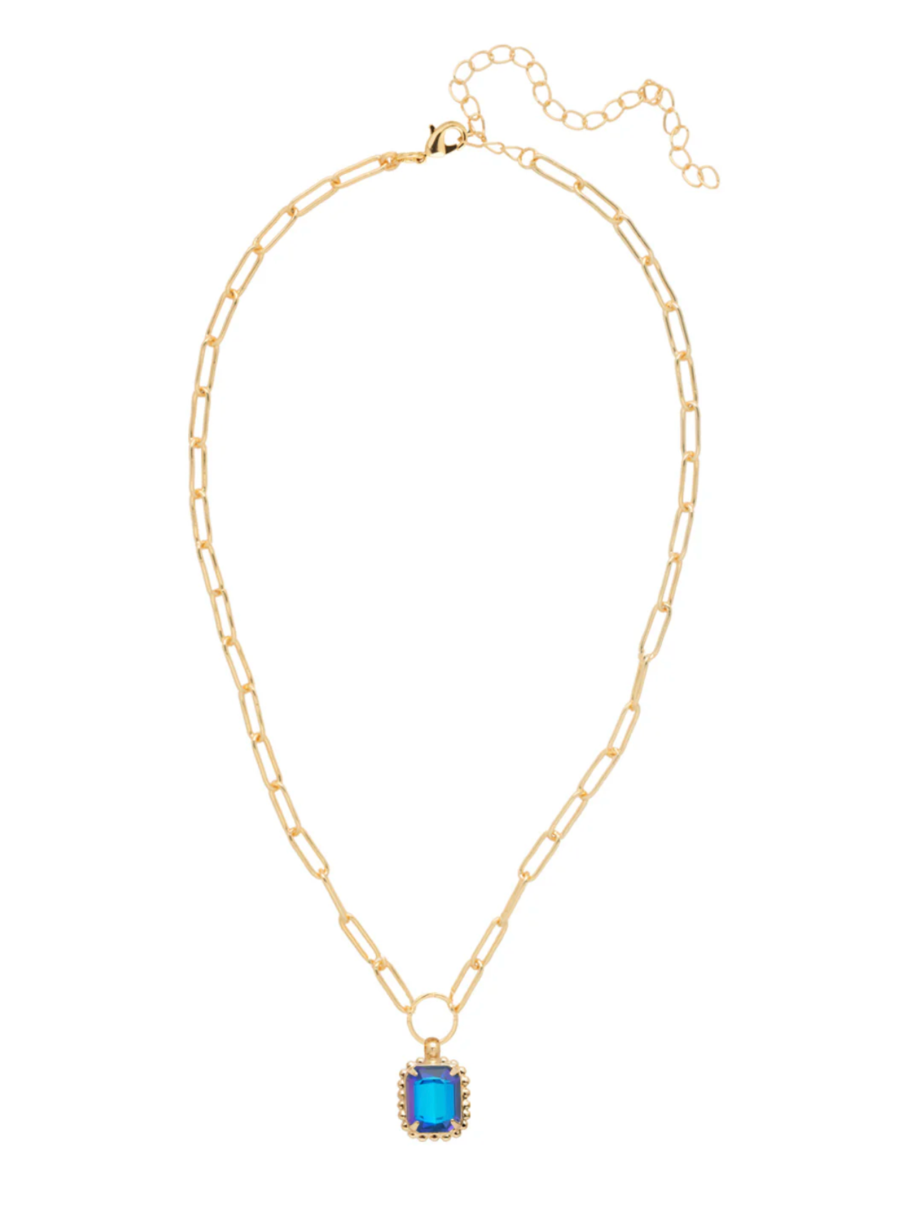 Octavia Scalloped Pendant Necklace