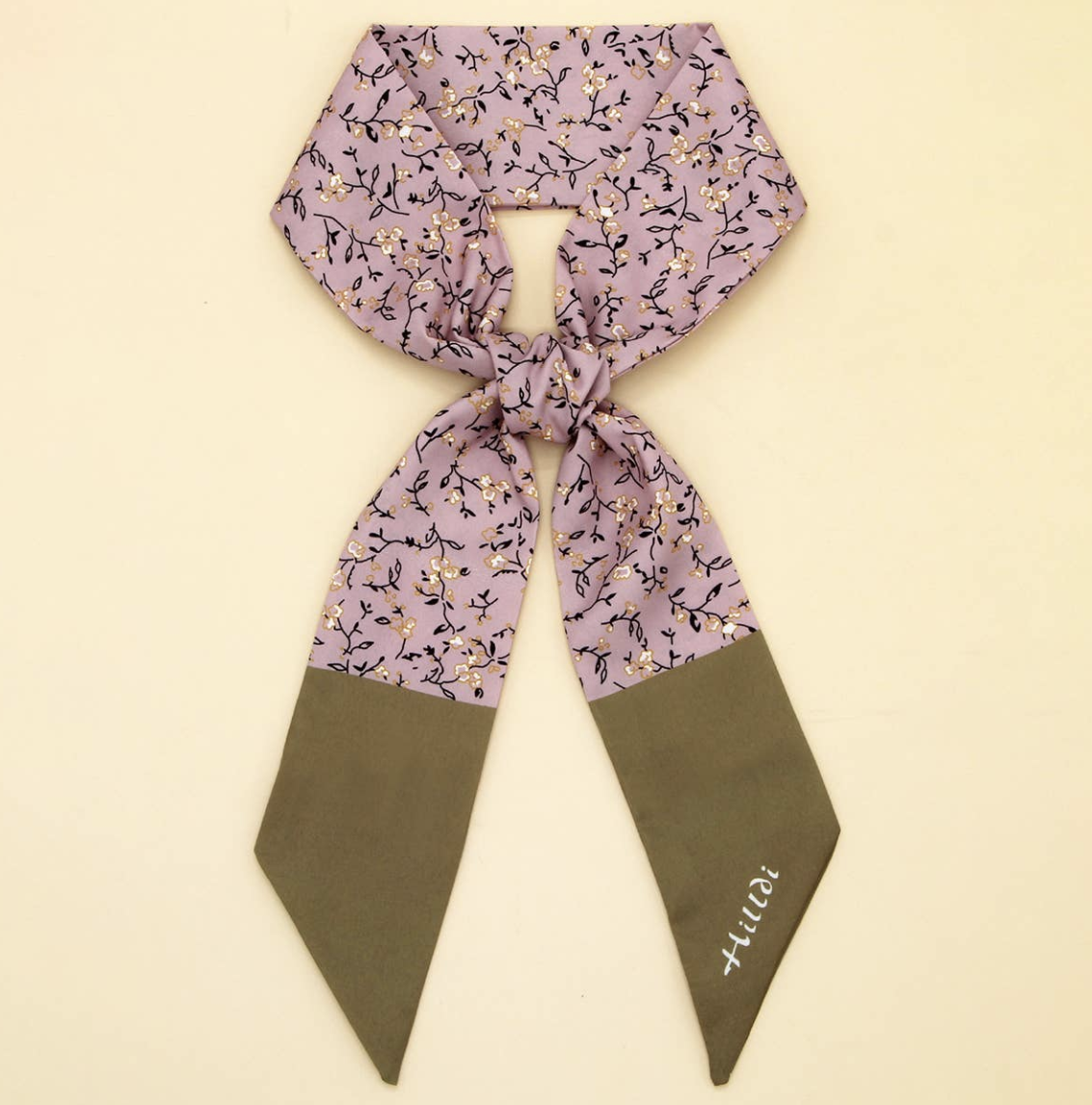 GEOMETRIC PRINT TWILLY SCARF
