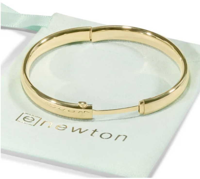 Cherish Gold Bangle Bracelet Medium