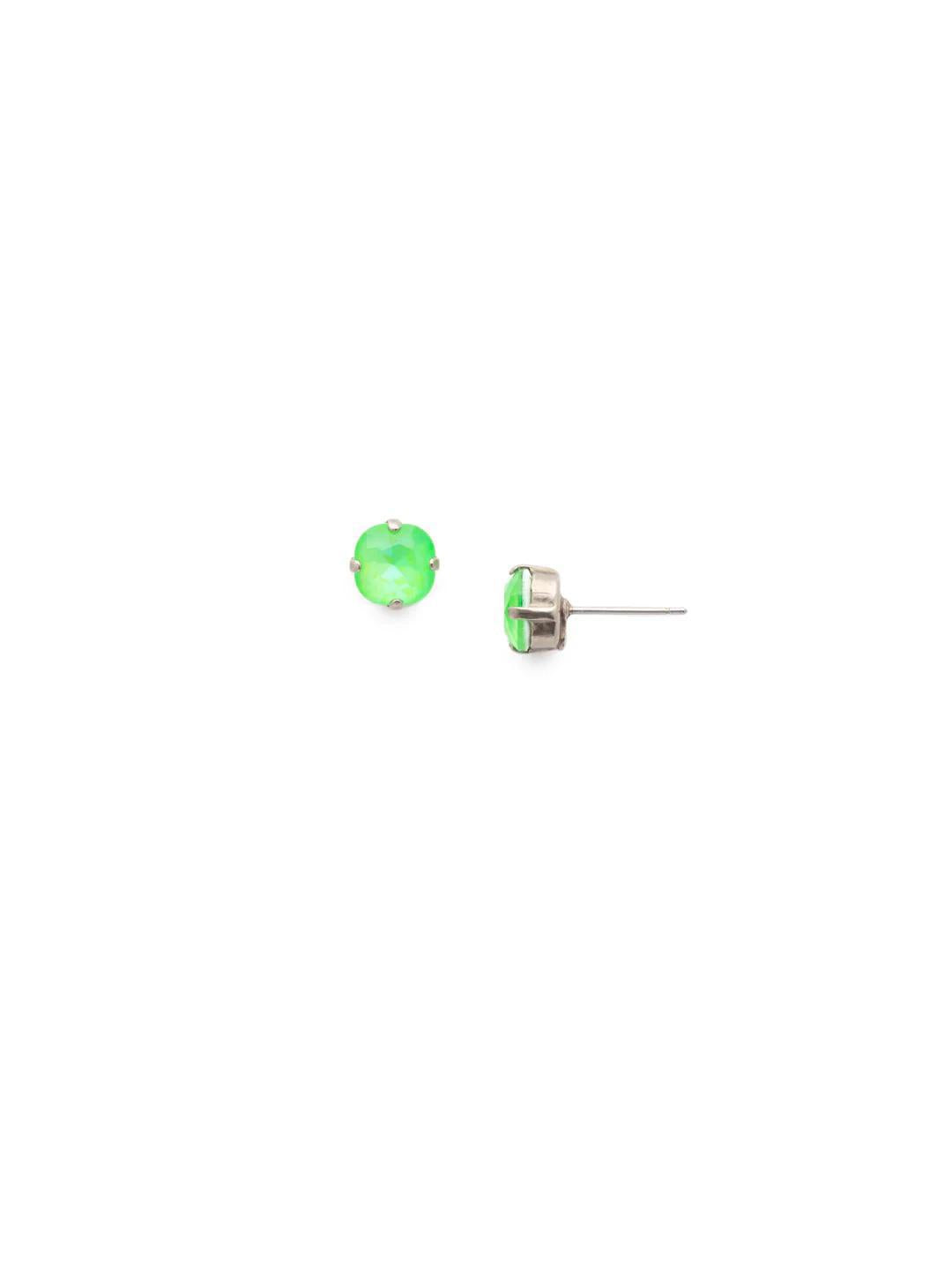 One and Only Stud Earring Lime Green