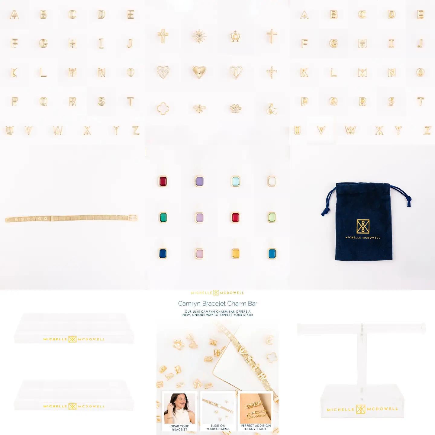 Bracelet Camryn Slide Charm 8"