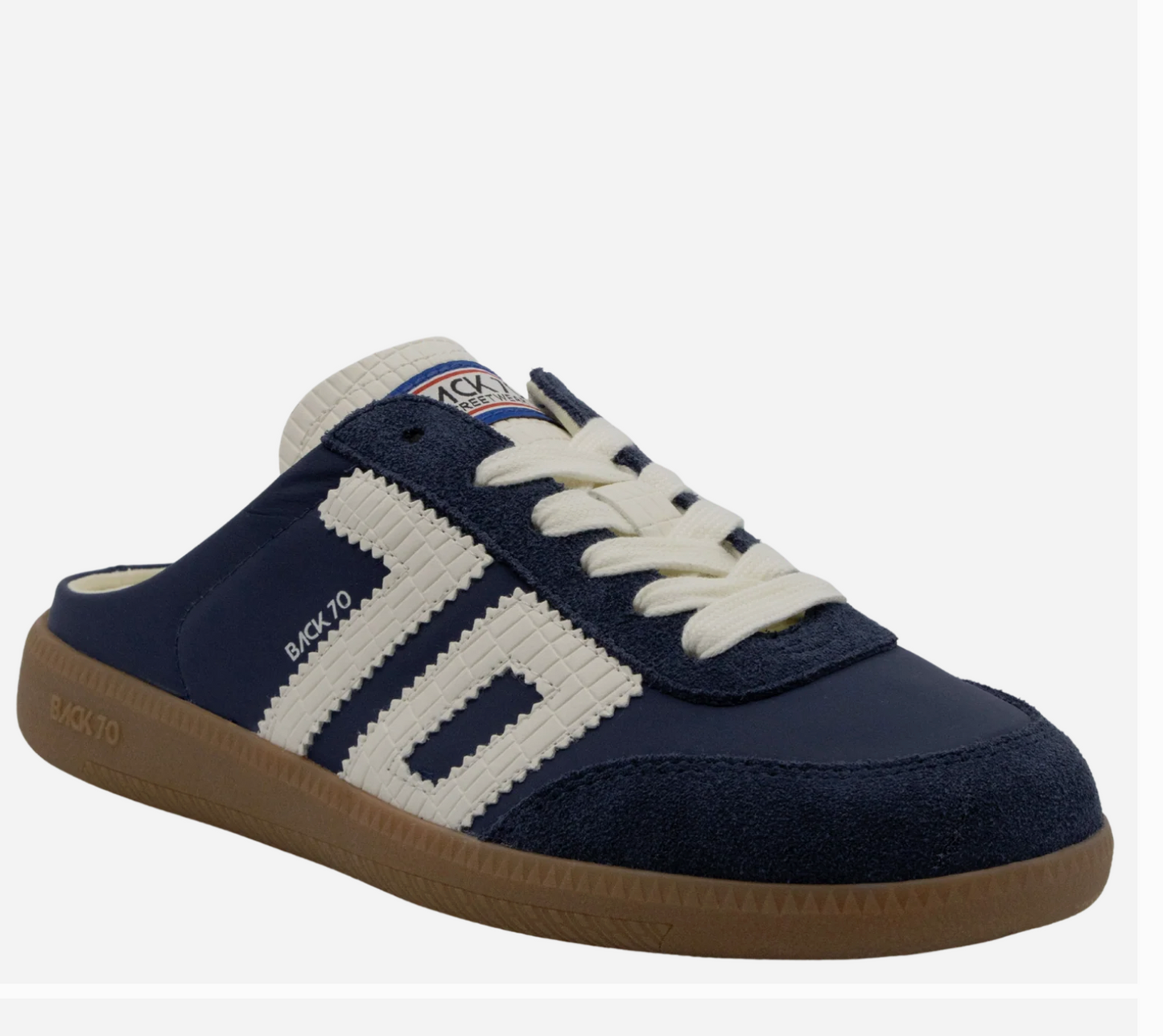 EASTER in NAVY Backless Sneakers