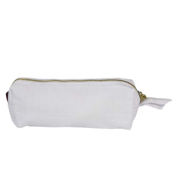 White Seersucker Mini Baguette