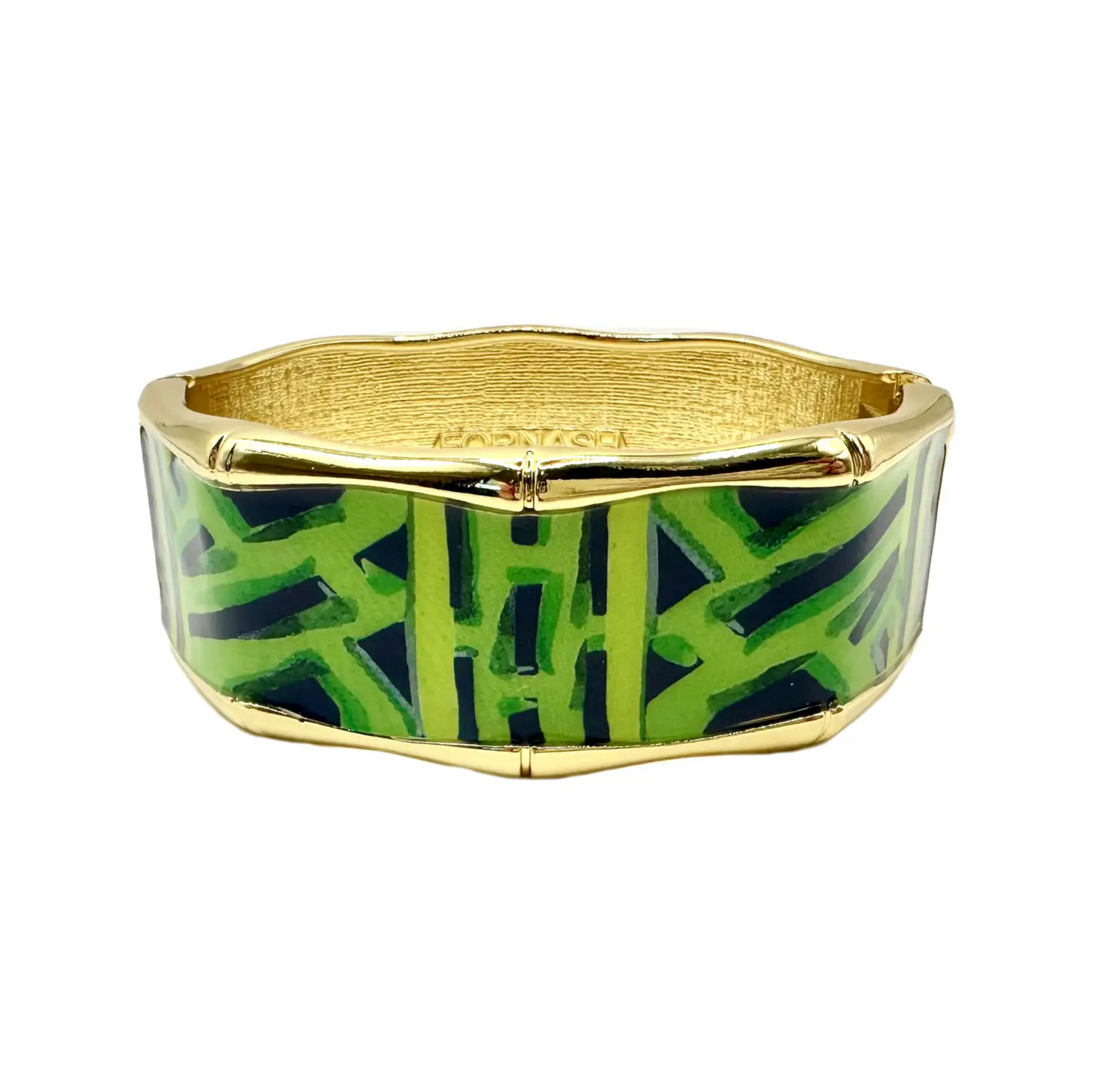 Grey Hall Navy Bamboo Bracelet