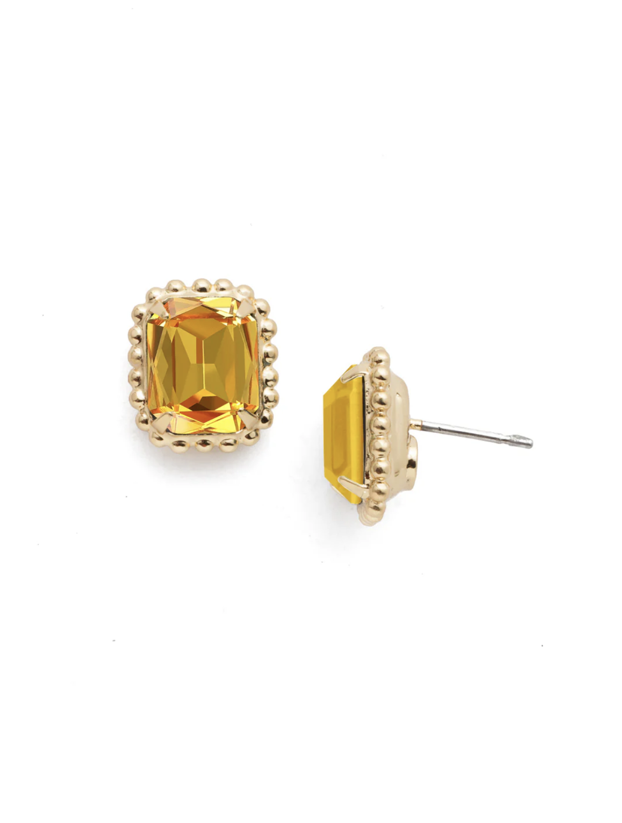 Octavia Scalloped Stud Earrings