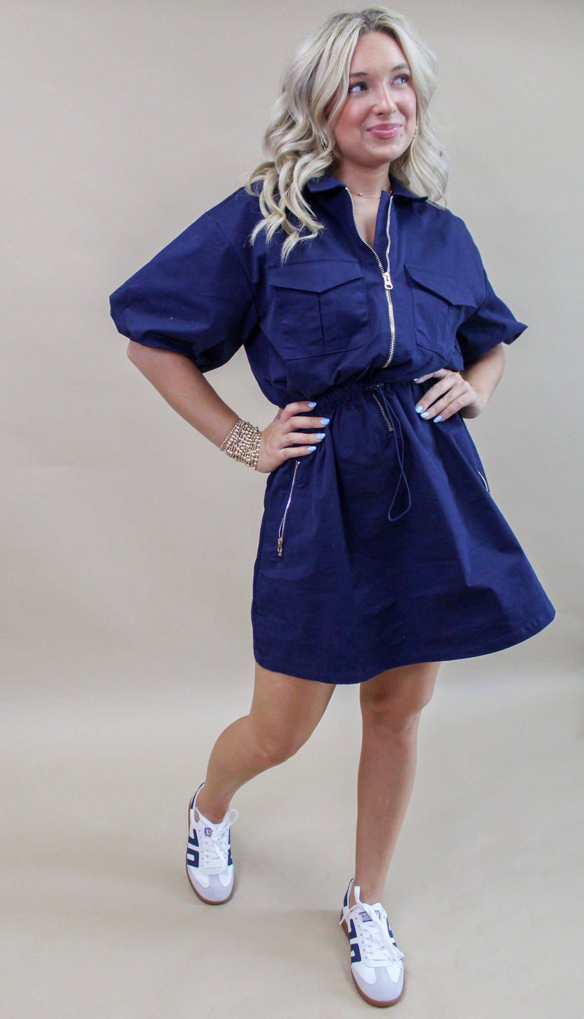 Antonia Half Zip Dress