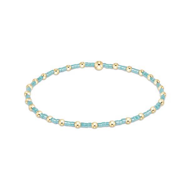 Hope Sincerity Bracelet Gold- Sea Glass